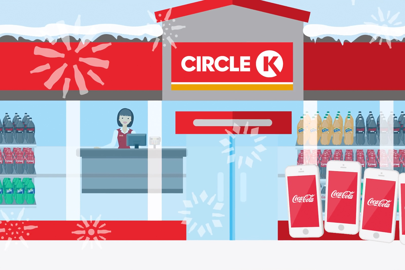 CircleK and Coca-Cola Holiday Promotion